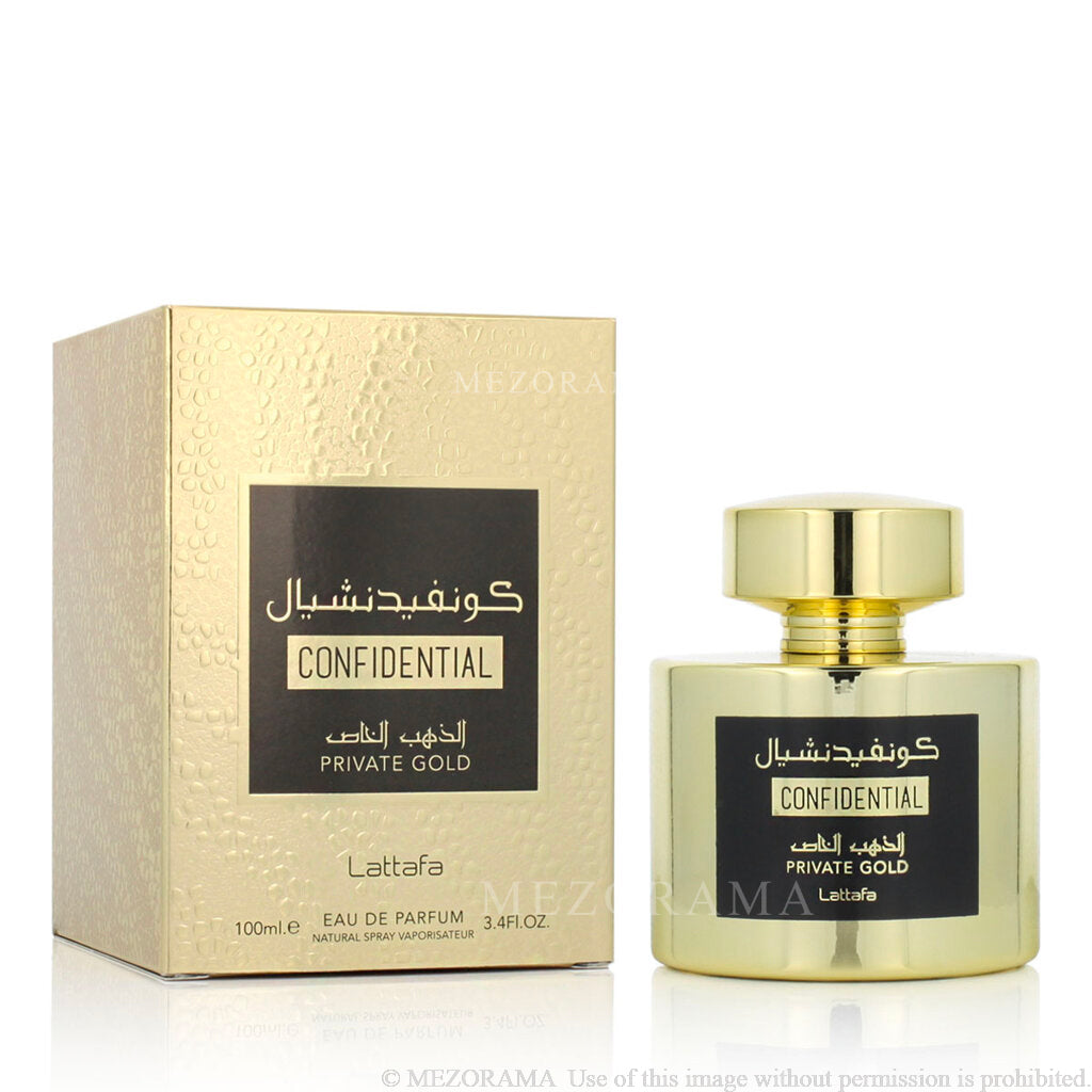 Exotisch-fruchtiger Duft, Confidential Private Gold, Unisex, Eau de Parfum, 100 ml