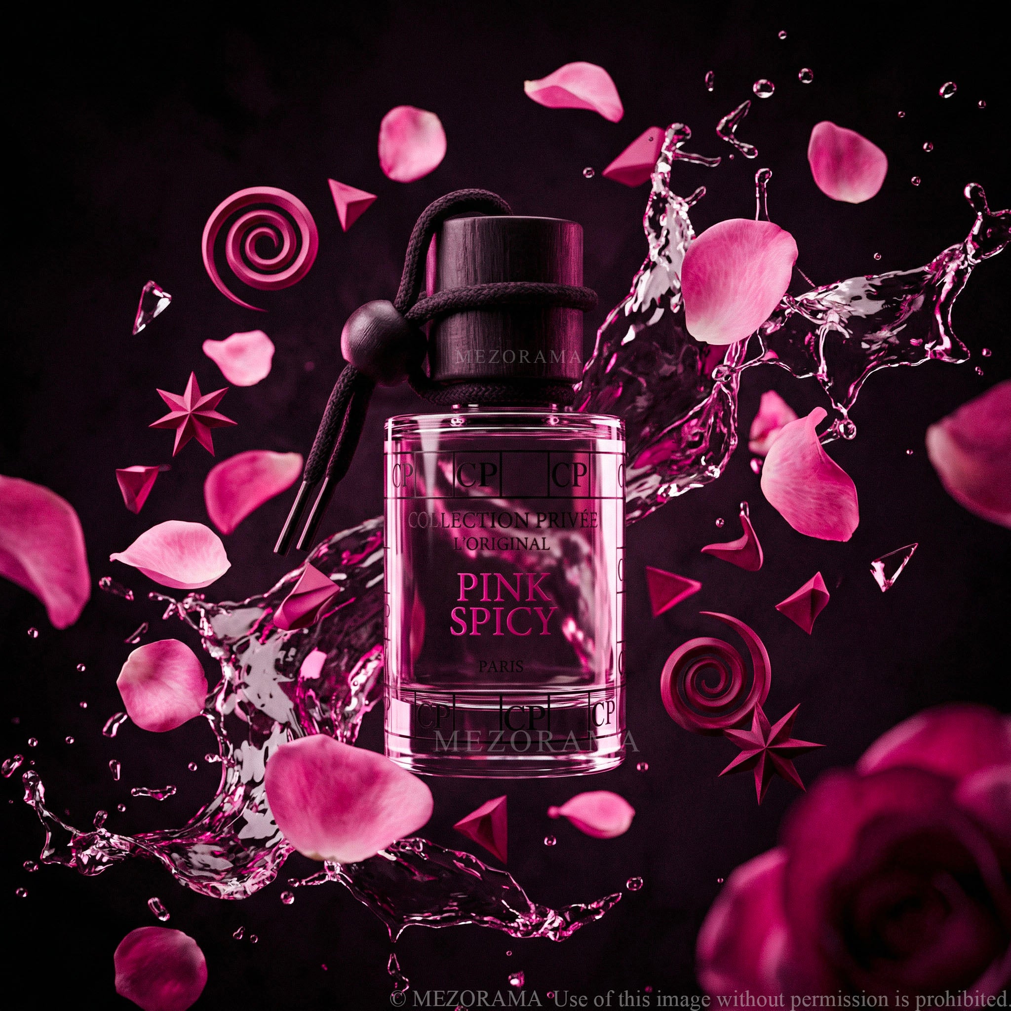 Auto-Lufterfrischer, Duftrichtung Rosa-Würzig, Blumig-Würzig, Hängender Diffusor