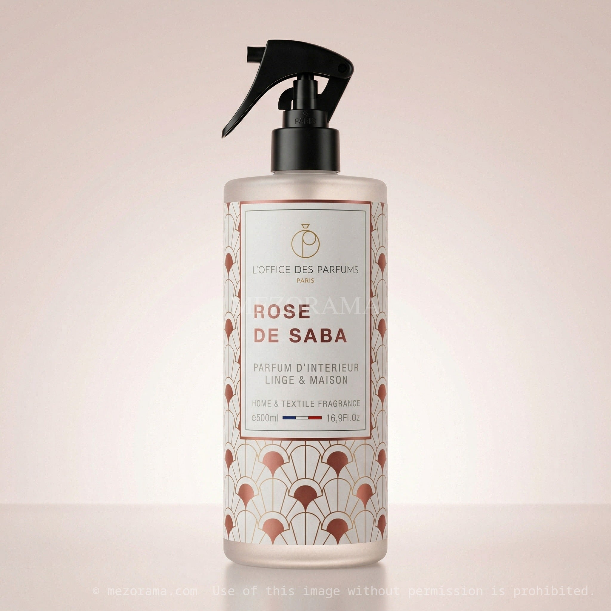 Atmosphère florale apaisante, Rose de Saba, L'Office des Parfums, Spray textile et maison, 500ml