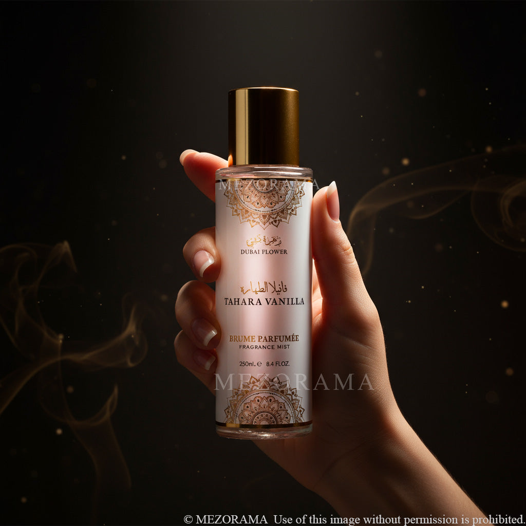 Musc Blanc Linge Frais, Tahara Vanilla, Parfümierter Nebel, 250 ml