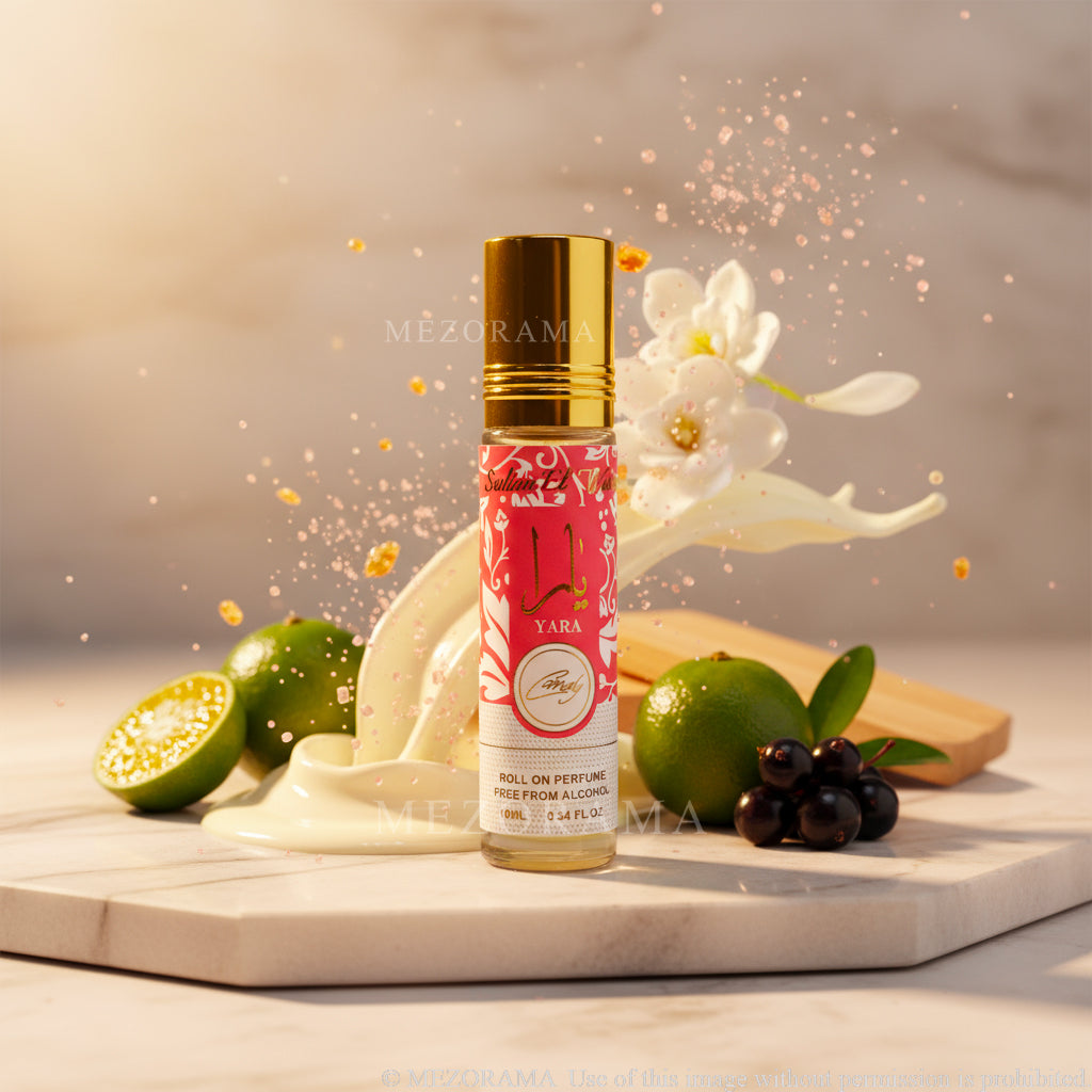 Moschus-Orientalischer Gourmand, YARA CANDY, Roll-on-Parfüm, 10 ml