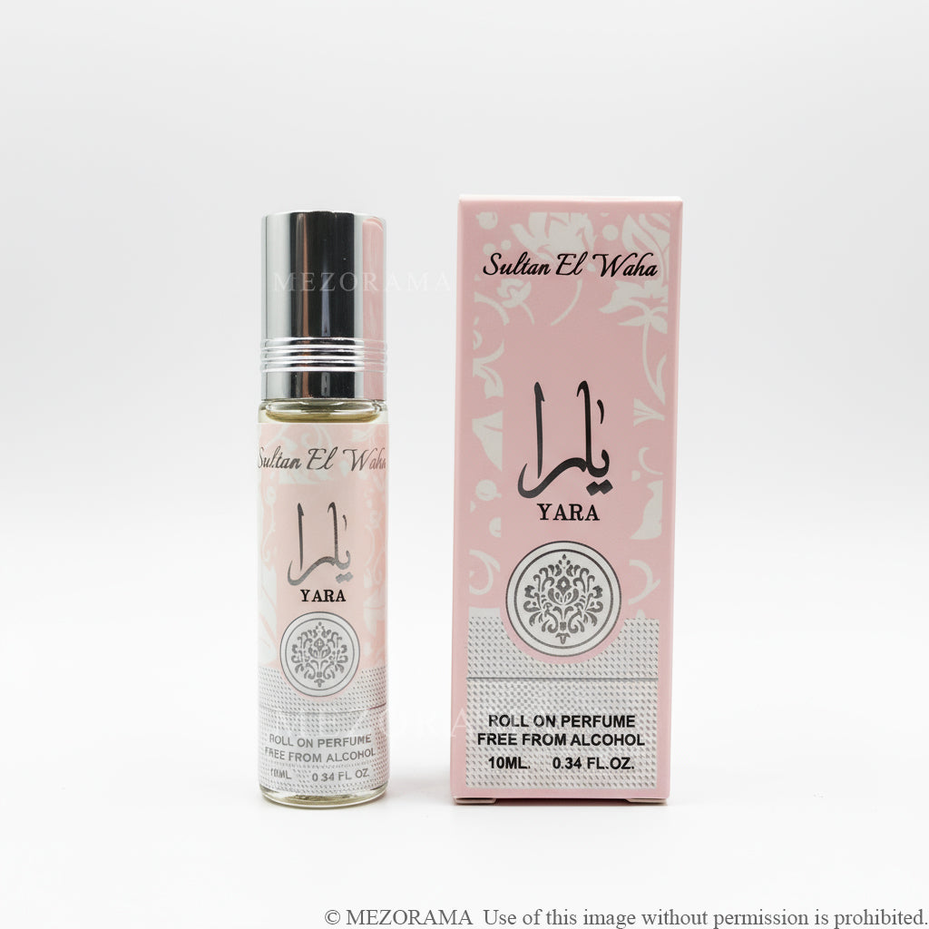 Langanhaltendes Parfum, YARA ROSE Roll-on-Parfum, konzentriertes Parfumöl ohne Alkohol, 10 ml