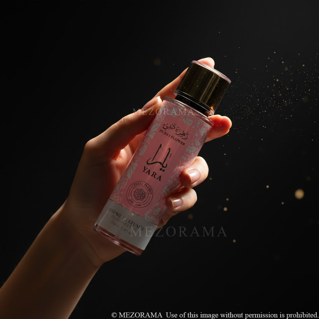 Raffinierte, sanfte Eleganz, YARA ROSE Duftspray für Körper und Haar, 250 ml