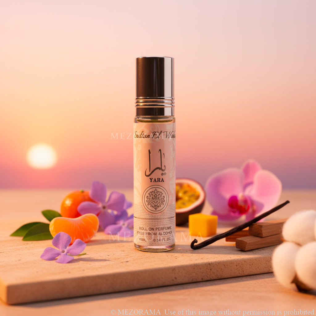 Langanhaltendes Parfum, YARA ROSE Roll-on-Parfum, konzentriertes Parfumöl ohne Alkohol, 10 ml