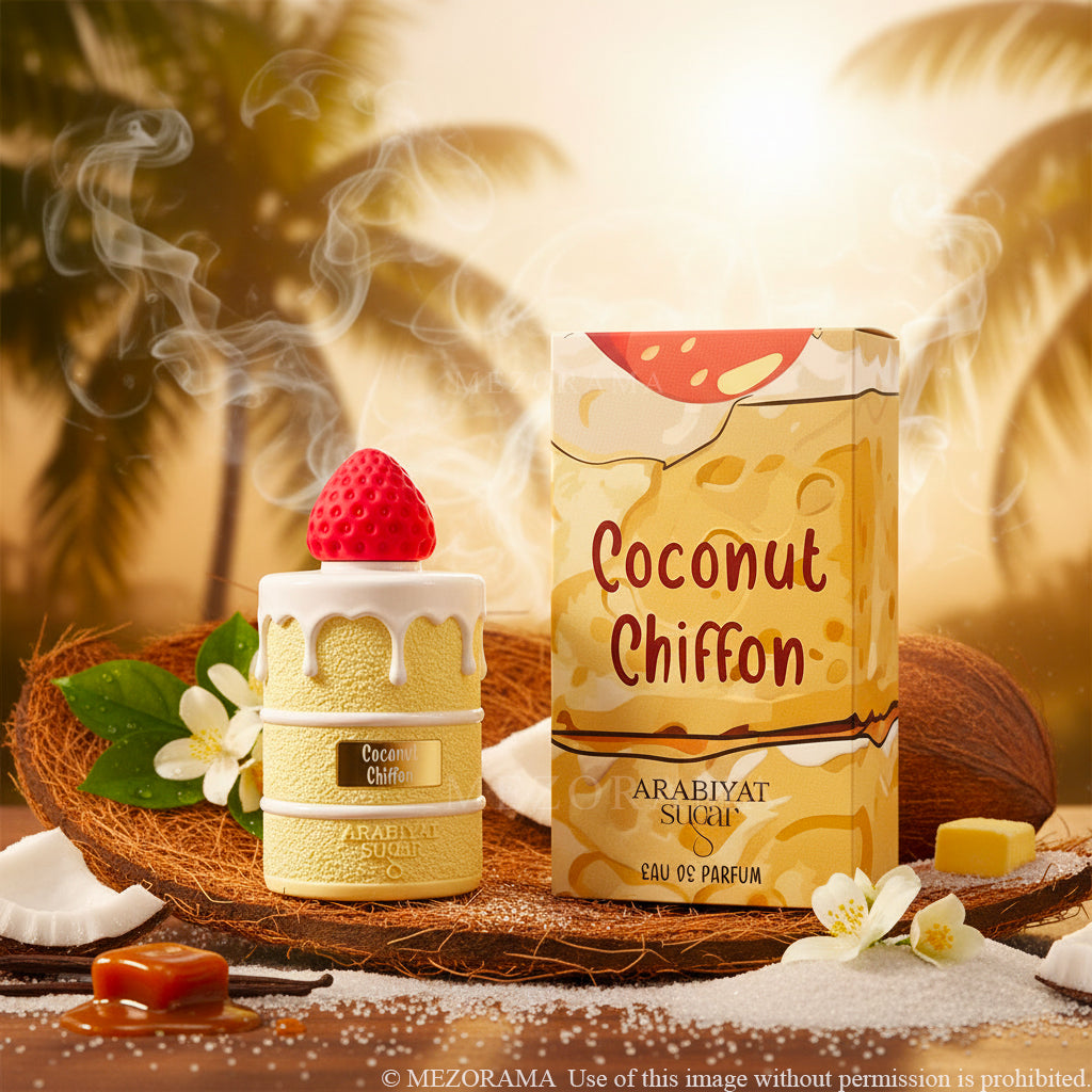 Gourmand Coco Perfume, Coconut Chiffon, Vanilla & Caramel, Eau de Parfum, 100 ml