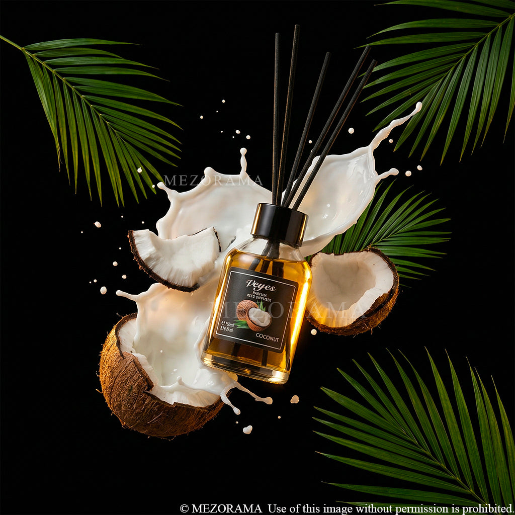 Diffusoren Intensive Gourmet-Atmosphäre, Veyes Diffusor, Himbeere & Vanille, Dekorativer Raumduft, 110 ml