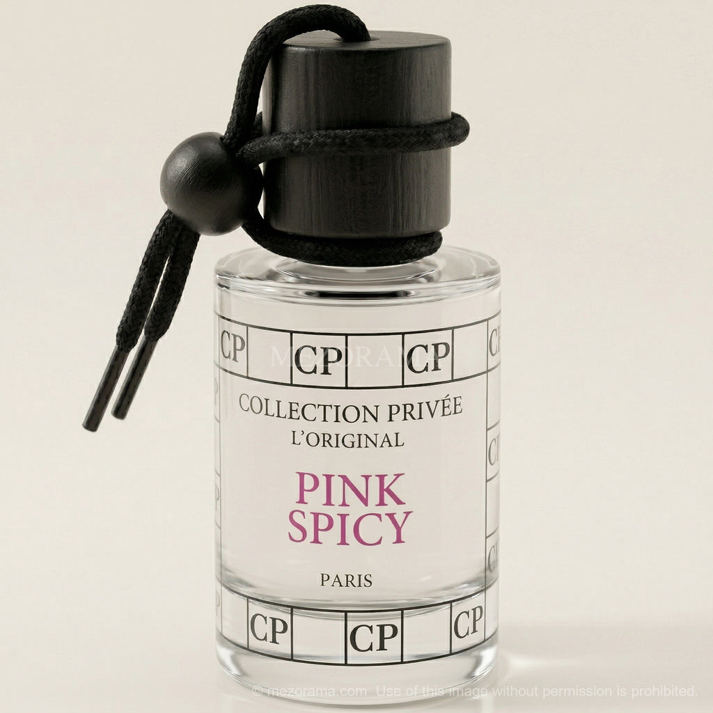 Car Perfume, Pink Spicy Scent, Spicy Floral, Hanging Diffuser