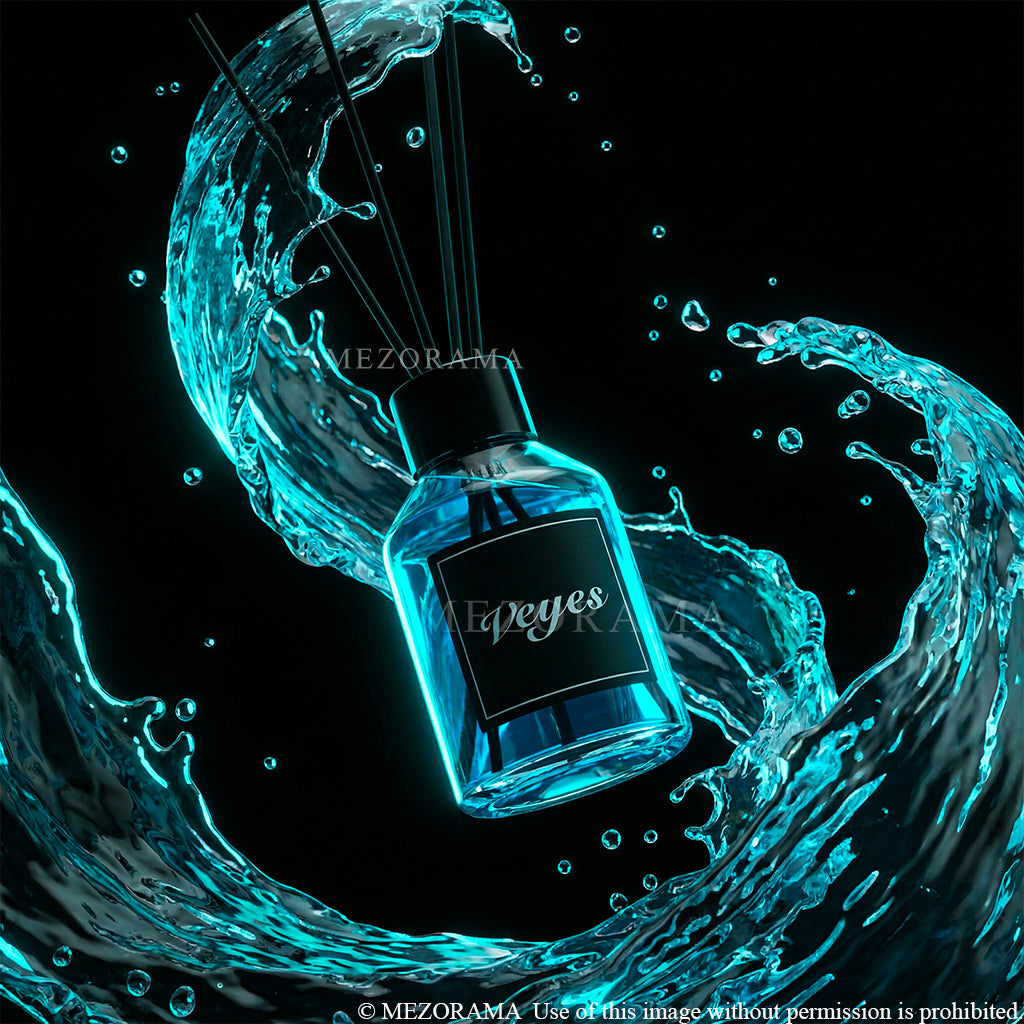 Diffusoren Intensive Gourmet-Atmosphäre, Veyes Diffusor, Himbeere & Vanille, Dekorativer Raumduft, 110 ml